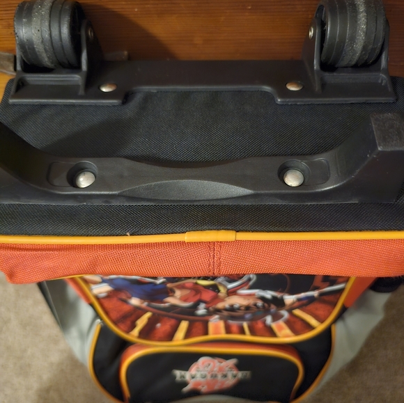 Bakugan Battle Brawlers Rolling Backpack 16" Boys School Book Bag Nintendo - Picture 7 of 8